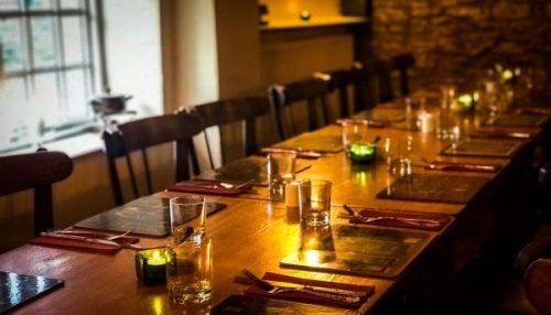 Dining Room at The White Hart Inn, Trudoxhill, Frome