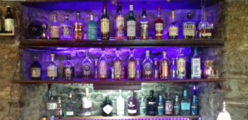 White Hart Inn at Trudoxhill, Near Frome, selection of spirits, liqueurs White Hart Inn at Trudoxhill, Near Frome, selection of spirits, liqueurs