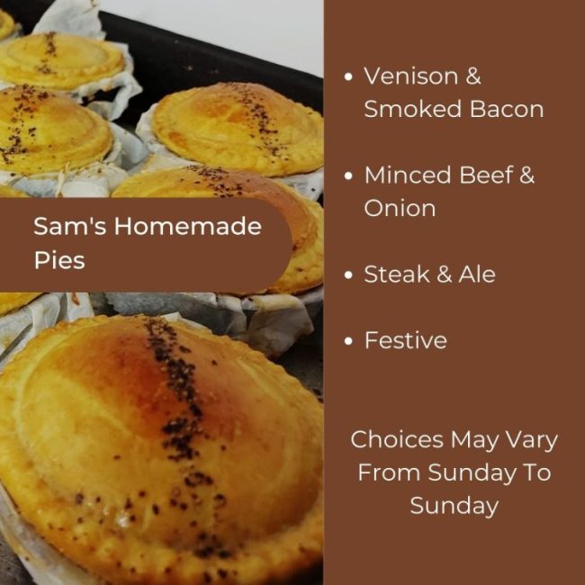 Sam’s Popular Pies at The White Hart Inn at Trudoxhill, Near Frome, Traditional 17th century pub, famous for good homecooked food, real ale, fine wines and good company Sam's Popular Homemade Pies at The White Hart Inn at Trudoxhill, Near Frome, Traditional 17th century pub, famous for good homecooked food, real ale, fine wines and good company